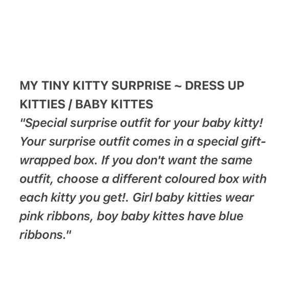 Kitty Surprise- MY TINY KITTY SURPRISE - from 90’s - Picture 6 of 7